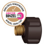 Brennerkappe Original Binzel ABITIG GRIP 9/ 20, kurz, mit rotem O-Ring | Hersteller-Nr. 701.0240