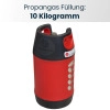 Pfand / Nachfüllung für 10 Kg Propangas | Composite / Glasfaser Propanflasche rot (Gößwein) | Leicht und preiswert, perfekte Alternative zu Alugas, für Camping, Heizstrahler etc. | Nur 5 kg Leergewicht!